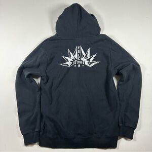 Volcom Stone Zip Up Hoodie - Size Large - Grey - Y2K Style - Grunge - Men’s